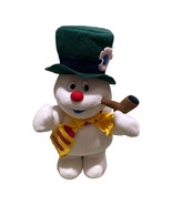 2003 New Adventures Christmas Frosty The Snowman Singing Plush Hat &amp; Pip... - £15.71 GBP