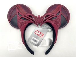 Disney Parks Marvel Wanda Maximoff Scarlet Witch Minnie Mouse Ears Headband NWT - £40.20 GBP