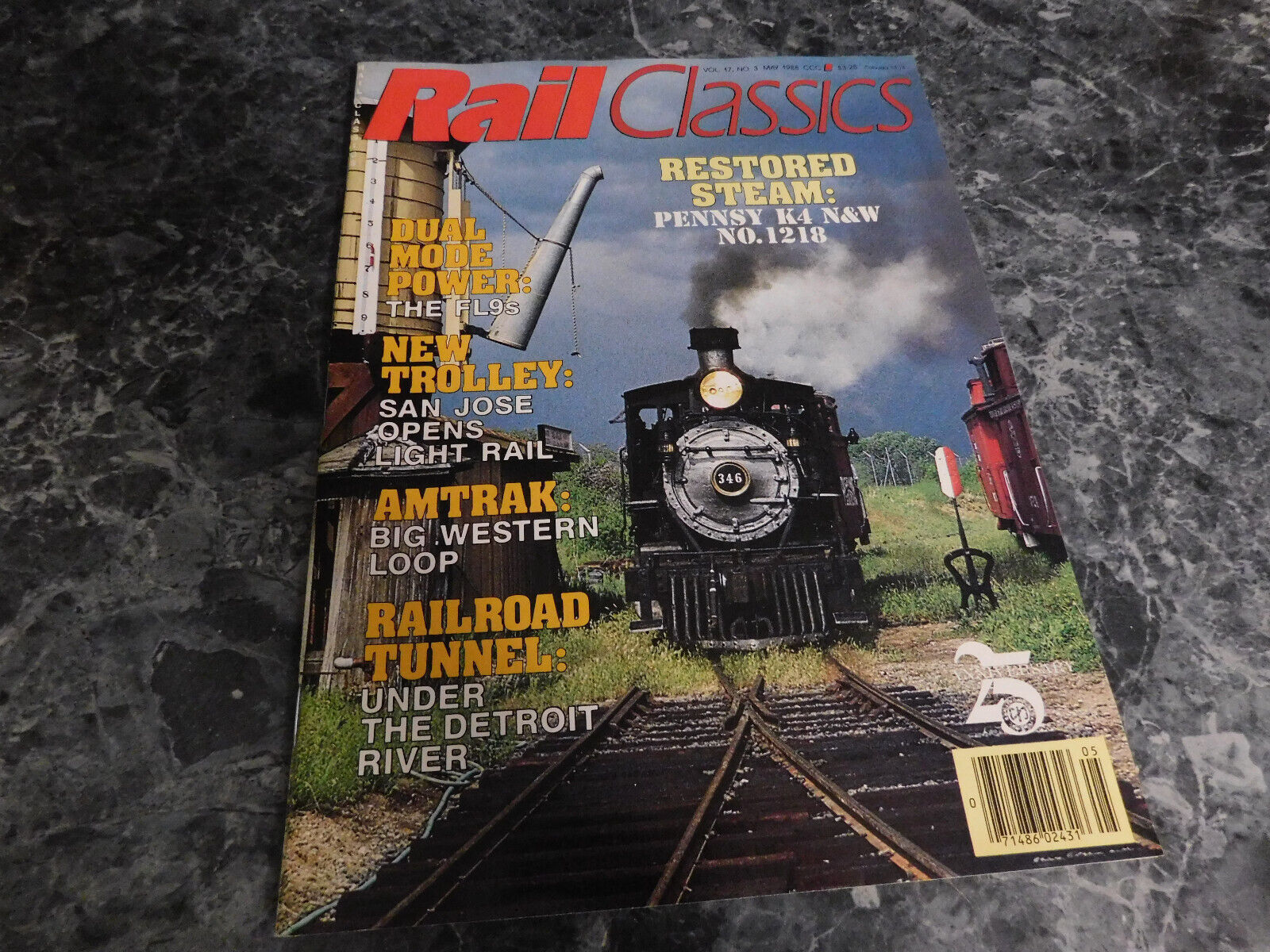 Rail Classics Magazine May 1988 Vol 17 No 3 - $2.99