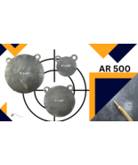 AR500 Steel Gong Shooting Target 3/8 4&quot; + 6&quot; + 8&quot; Round 2-Hole 0200126 - $57.56 CAD