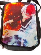 Kawaii Shoto Todorki Chidi Anime Reusable Insulated Lunch Bag Side Zip Tote - £17.12 GBP