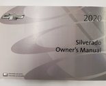 2020 Chevrolet Chevy Silverado Owners Manual 20 [Paperback] Chevrolet - $26.69