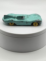 Dinky Toys 238 Jaguar D Type Turquoise No Driver Blue Hub Caps Needs Tires See - $64.50