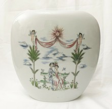 Rosenthal Porcelain Vase Vintage Raymond Peynet The Lovers Hand Painted MCM - £263.14 GBP