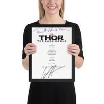 Thor: The Dark World  Chris Hemsworth and Tom Hiddleston signed script c... - £21.63 GBP