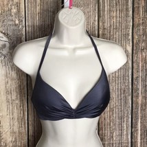 34B Shade &amp; Shore &quot;Dream&quot; NWT Halter Swimsuit Bikini Bra Top ~ Purplish Gray - £10.58 GBP