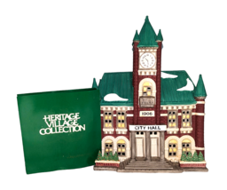 Dept 56 City Hall Christmas In The City 5869-2 Building Vintage 1988 Collectible - £14.99 GBP