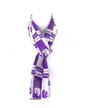 *Kansas State Wildcats 13-by-56 inch Purple and White Ladies Scarf NEW - £7.98 GBP
