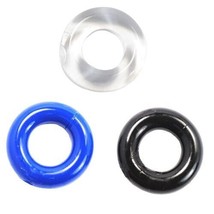 Tempt Ation Triple Pack Doughnuts Cock Ring with Free Shipping - $58.91