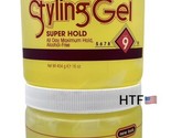 2x Queen Helene Hair Styling Gel SUPER HOLD 9 Alcohol-Free 16 Ounce Each - $39.59