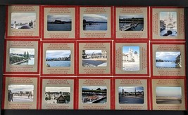 1955 Zurich Switzerland Docks Harbor Architecture 15 Red-Border Kodachrome Slide - £7.89 GBP