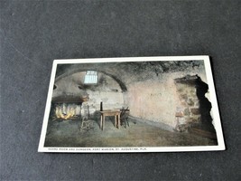 Guard Room and Dungeon, Fort Marion, St. Augustine, Florida- 1920s Postcard. - £6.04 GBP