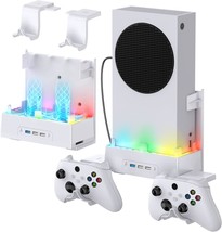 Xbox Series S Controller Hook, Rgb Led Light Strip, Usb Port, And Wall M... - £44.60 GBP