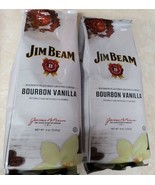 2 Bags Jim Beam Bourbon Vanilla Flavored Ground Coffee 4 oz each - $15.80