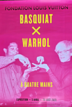 Basquiat X Warhol - Originale Exhibition Poster - Foundation Vuitton Parigi - - £251.38 GBP