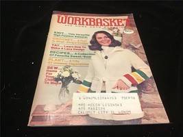 Workbasket Magazine February 1977 Knit Belted Striped Cardigan Sweater - $7.50