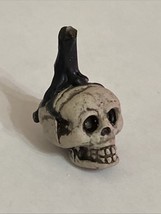 Dollhouse Playset Diorama Skull Candlestick - $6.73
