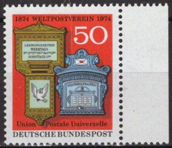 ZAYIX Germany 1153 MNH UPU Swiss &amp; German Mail Boxes 042623S106 - £1.20 GBP
