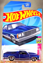 2023 Hot Wheels #26 HW: The 80s 3/10 &#39;80 El CAMINO Blue w/Chrome RS Spoke Wheels - £5.52 GBP