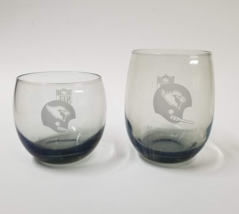 2 St. Louis Cardinals Glasses NFL Football Whiskey Rocks Smoked Glass - $13.00