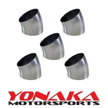 Yonaka 2&quot; Stainless Steel 30 Degree Short Radius Elbow Custom Exhaust Pipes - £48.55 GBP