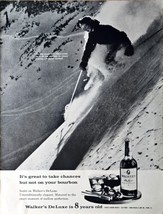 Walkers Deluxe 8 years old bourbon 1962 vintage print ad - €8,78 EUR