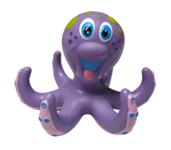 2010 NUBY Purple Octopus Bathing Floating Animal Toy *No rings* - $12.85