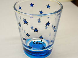 Cedar Point Amusement Park Stars Shot Glass Vintage Man Cave Bar - £17.40 GBP