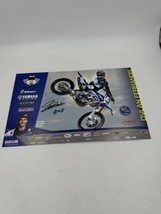 Dylan Ferrandis #108 Yamaha Blu Cru Racing Team Signed Poster SHIPPED RO... - $20.42