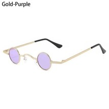 Vintage Retro Steampunk Mini Round HIPPY SUNGLASSES Adult Metal Frame-PU... - £7.48 GBP