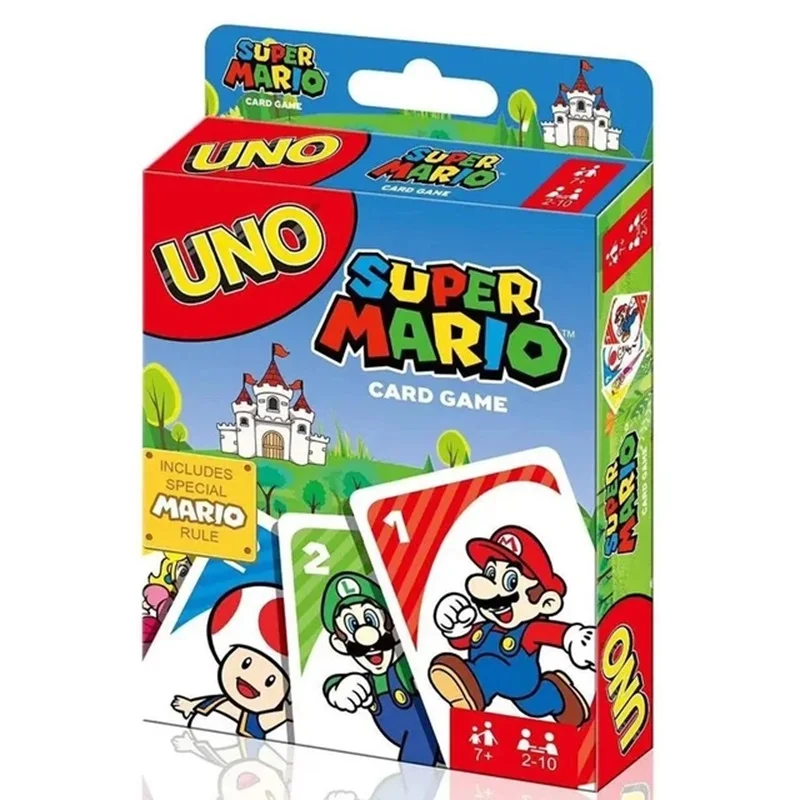 Mattel UNO Super Mario Card Games Family Funny Entertainment Board Game Poker - $12.37