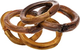 Bully Stick Rings For Dogs (10 Pack) - Premium All Natural Long Twisted ... - £28.30 GBP