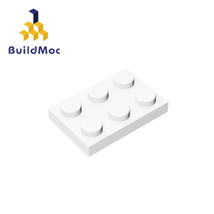 20pcs Part 3021 Plate 2X3 White Building Pieces Bricks Compatible with Blocks - £8.57 GBP