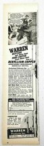 1947 Print Ad Warren Neptune &amp; Fore-Caster Copper Fishing Rods Mich California - £9.79 GBP