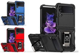 Tempered Glass / OPTIMUM Stand Cover Case FOR Samsung Galaxy Z Flip 4 Flip4 - £8.75 GBP