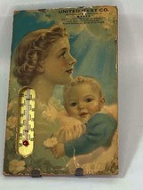 Vintage United Meat Company Thermometer Works Advertising Baby - $25.00