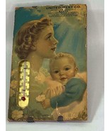 Vintage United Meat Company Thermometer Works Advertising Baby - $475.98 MXN