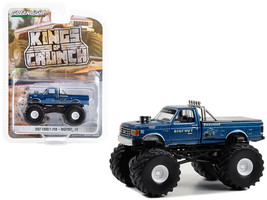 1987 Ford F-250 Monster Truck Blue Metallic &quot;Bigfoot #3&quot; &quot;Kings of Crunc... - £18.25 GBP