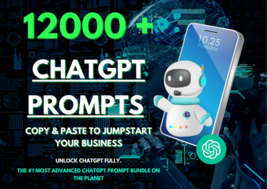 ChatGPT Prompts for Business 12000+ Mega Pack - £1.92 GBP