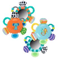 Nuby Look-at-Me Mirror Teether Toy, Colors May Vary - $8.64