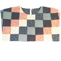 Vintage Quilted Collar Hand Made Pink Blue Floral Cottage Core - £17.72 GBP