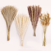 Pampas Grass 110 PCS Boho Wedding Home Table Fall Decor - £23.18 GBP