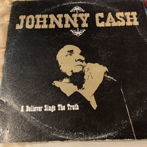 Johnny Cash Vinyl LP 2 Record Set A Believer Sings The Truth Vtg 12 Inch 1979 - £7.09 GBP