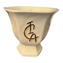 Handmade Ivory Glazed Ceramic Cup – “ICA” Monogram – Signed 915 – Studio Pottery - $373.63 MXN