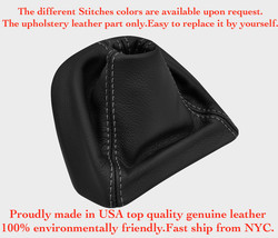 Leather Part new Shift Boot for 2004-2011 Porsche 987 Boxster Black/Gray... - $37.62