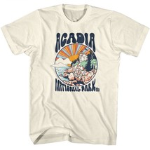 Acadia Park Lighthouse Sunrise Men&#39;s T Shirt - $25.50+