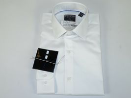 Men's Shirt Christopher Lena PROPER 100% Cotton Wrinkle Free p720ttsr white Slim image 6