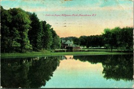 Roger Williams Park Lago Providence Rhode Island Ri 1907 DB Cartolina A3 - £5.59 GBP