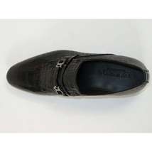 Men's GENIO Genuine Crocodile Embossed Leather Shoes Turkey 120371618 Black image 6