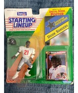 1992 Deion Sanders NFL Starting Lineup (Falcons) w/Poster *Damaged Packa... - $342.49 MXN